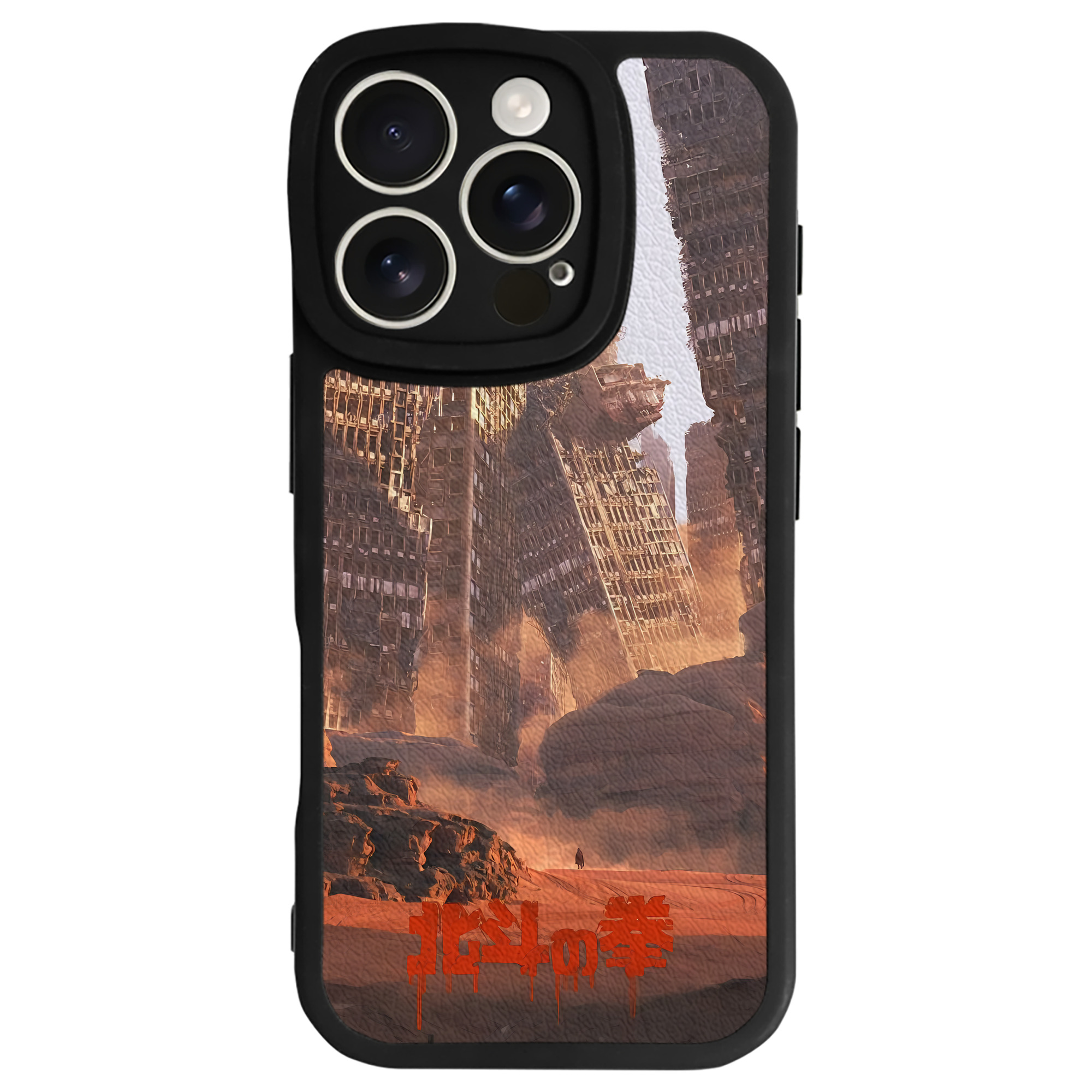 （画像用） 北斗の拳 Fist of the North Star 【iPhone 16シリーズ対応】シリコンスマホケース（レザー調） 材質：シリコン